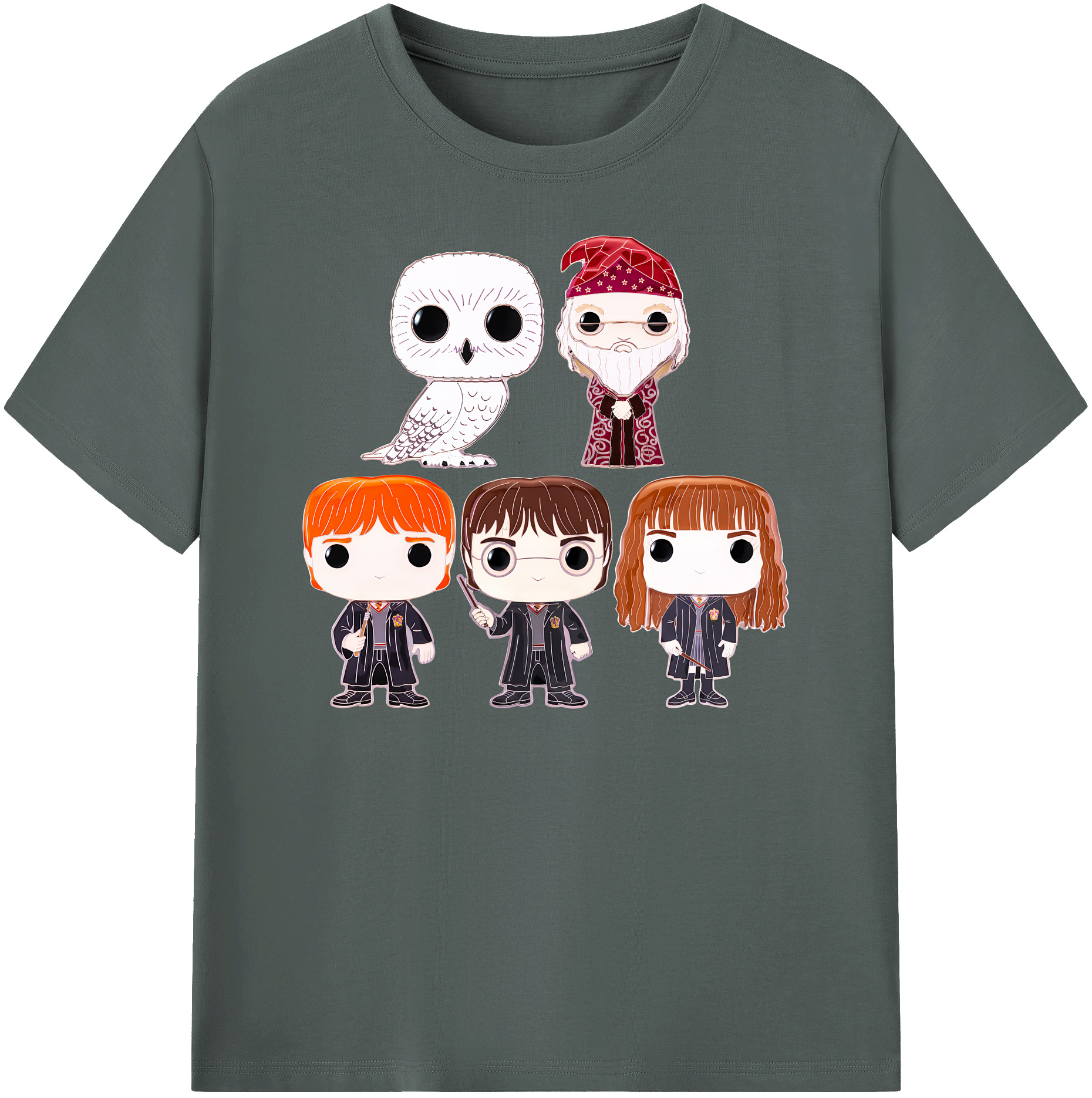 （画像用） Harry Potter ハリー・ポッターシリーズ 綿100％ メンズ半袖Tシャツ｜肌触りやわらか＆通気性
